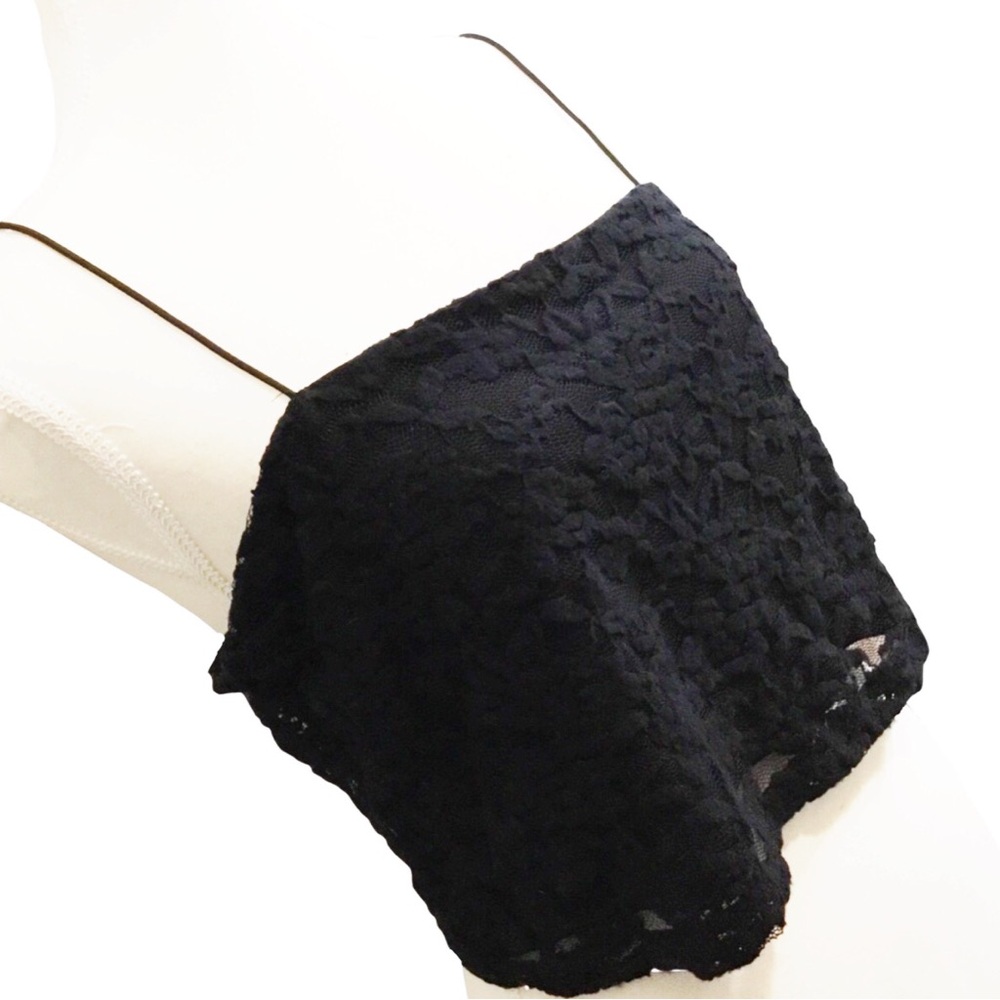 Aeropostale Black Lace Crop Top
